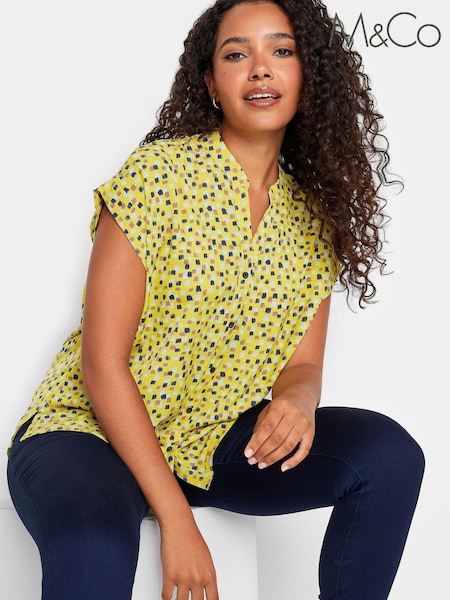 Gelb - M&Co Grown On Sleeve Blouse (618260) | 15 €