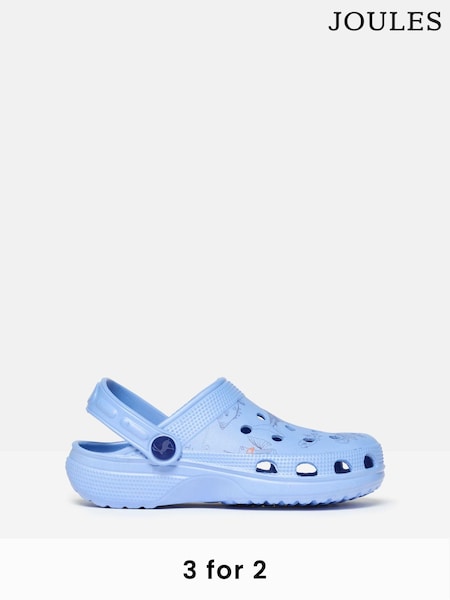 Joules Boys' Poole Blue EVA Printed Clogs (618654) | €11.50