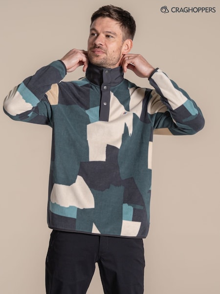 Verde/Crema - Regular Craghoppers Dewlish Ii Overhead Fleece
