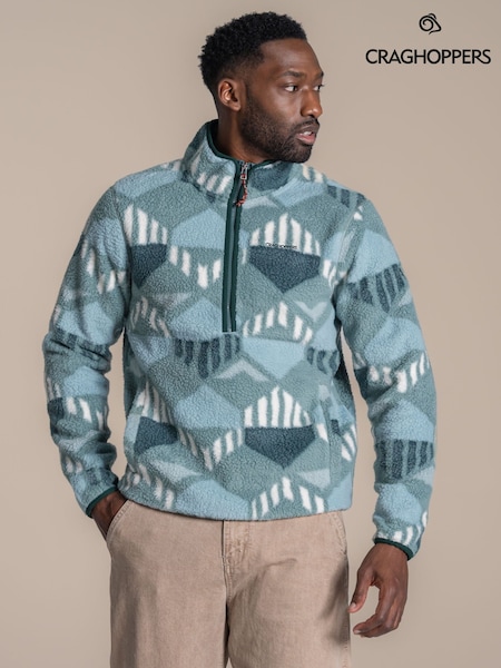 Zaļš - Regular Craghoppers Tatton Ii Half Zip Fleece