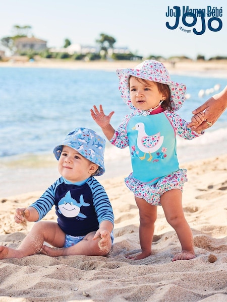 JoJo Maman Bébé Floral Frilly Swim Nappy (619182) | €18.50
