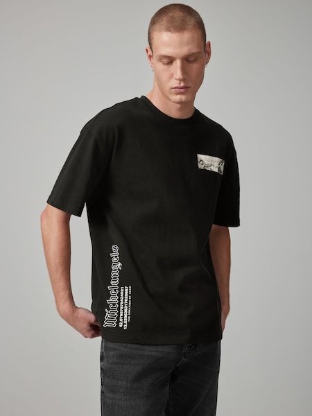 Black Michelangelo Artist Licence T-Shirt (619695) | €2