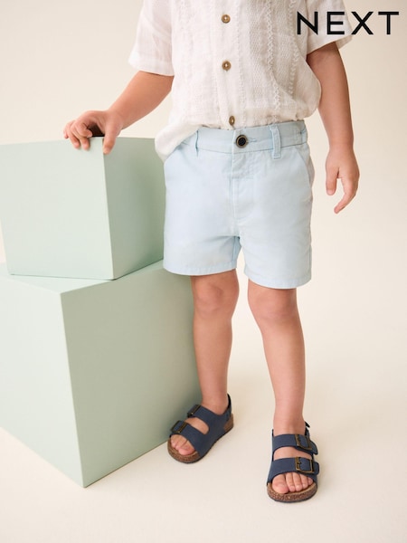 Pale Blue Chinos Shorts (3mths-7yrs) (619845) | €8 - €11