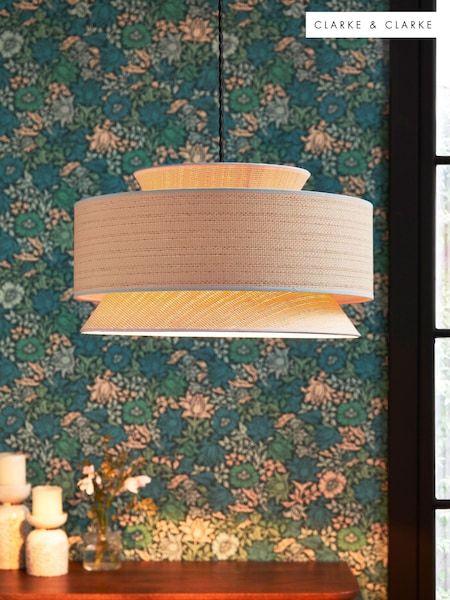 Clarke and Clarke Natural Loretta Pendant Light (620373) | €177