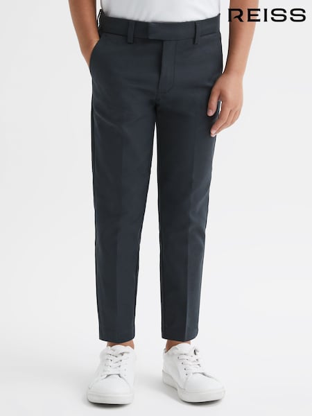 Reiss Steel Blue Eastbury Slim Fit Chinos (620729) | 294 QAR