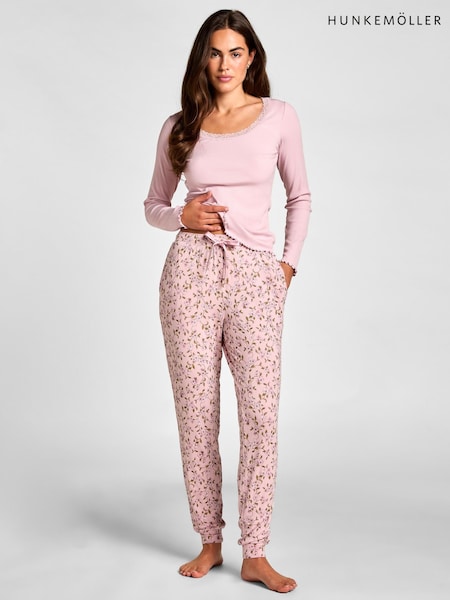 Rožinė - Hunkemöller Jersey Pyjama Bottoms