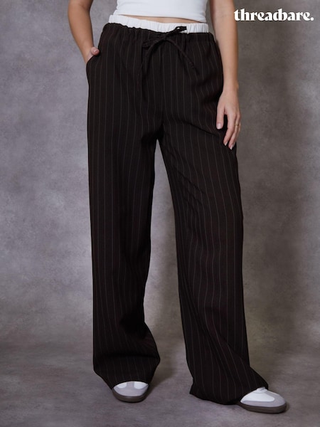 Maro - Threadbare Boxer Waist Evazat Pantaloni (620851) | 143 LEI
