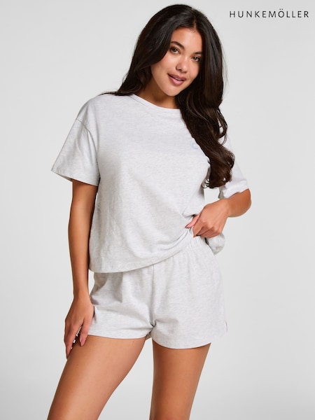 Grau - Hunkemoller Cotton Pyjamas Set