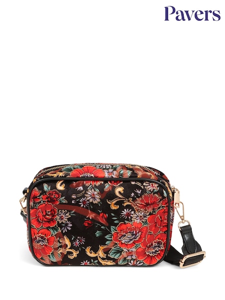 Pavers Red Floral Shoulder Bag (621564) | €40
