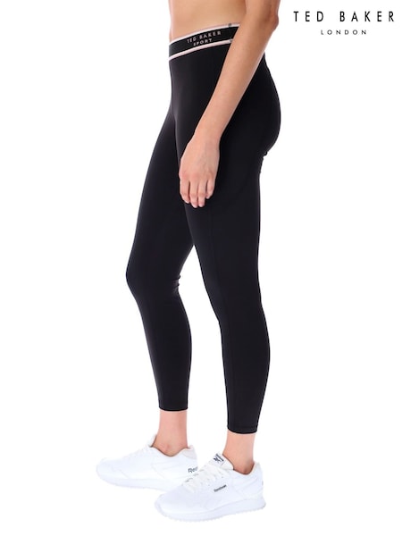 Black - Ted Baker Sport Essentials Contour Leggings