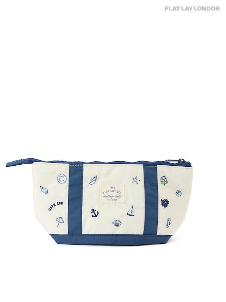 Cape Cod - The Flat Lay Co. Marshmallow Essential Makeup Pouch