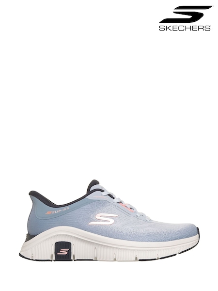 Blue - Skechers Relaxed Fit Flex Soft Icon Trainers