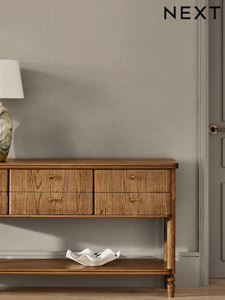 Linen Look 10m Wallpaper