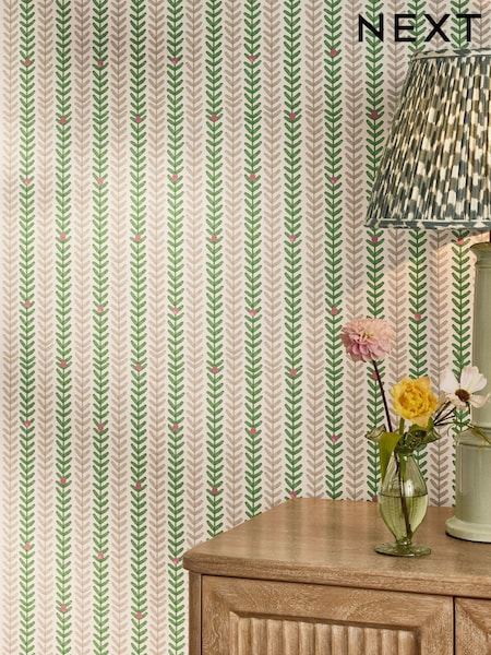 Painterly Stripe 10m Wallpaper