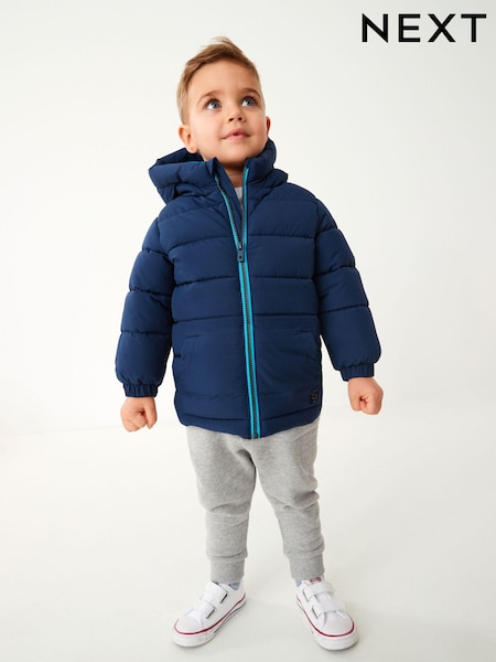 Navy Blue Padded Coat (3mths-7yrs) (623296) | €12 - €14