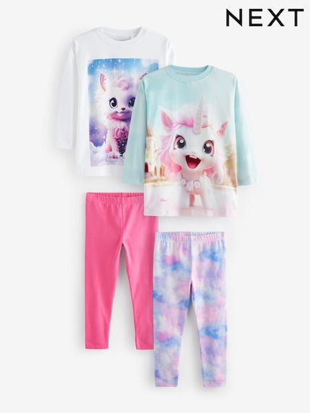Einhorn - Leggings 100% Cotton Pyjamas 2 Pack (3-12yrs) (623414) | 25 € - 30 €