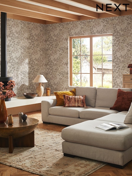 Ochre Forest Floor 10m Wallpaper