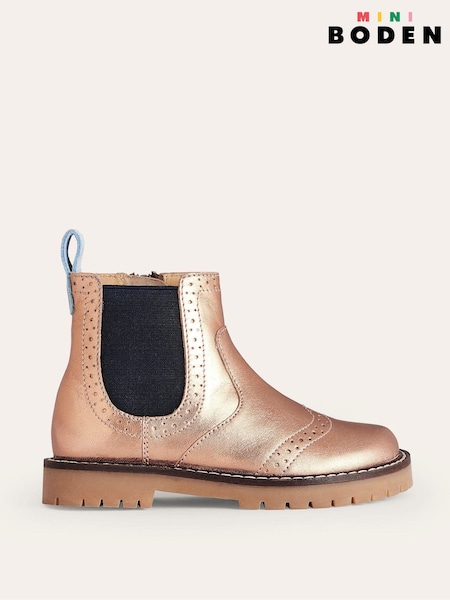 Boden Metallic Leather Chelsea Boots (623604) | €42 - €45