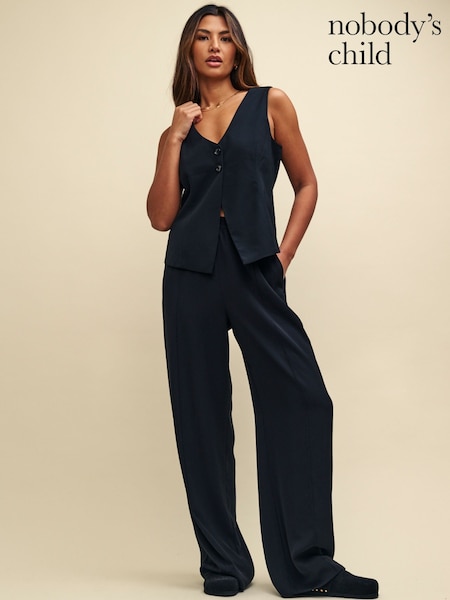 Nobodys Child James Pull On Black Trousers (623754) | €35