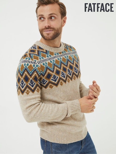 FatFace Natural Ives Crew Jumper (623872) | €37