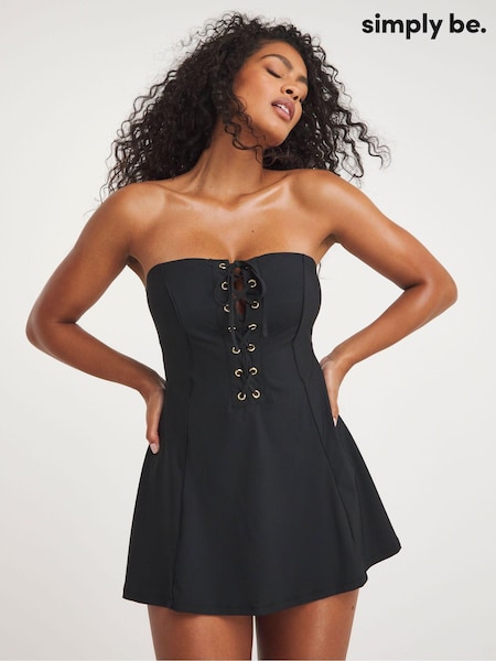 Simply Be Contour Bandeau Tummy Control Swimdress (624215) | 75 €
