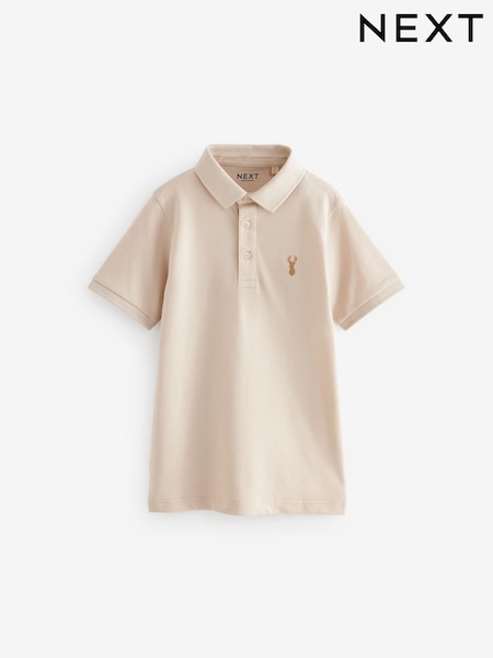Stone Short Sleeve Polo Shirt (3-16yrs) (624289) | AED36 - AED61