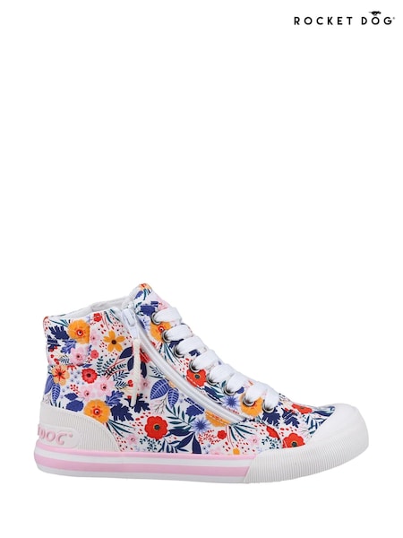 Rocket Dog Jazzin Hi Top 10A Canvas Cotton Trainers (625005) | €64
