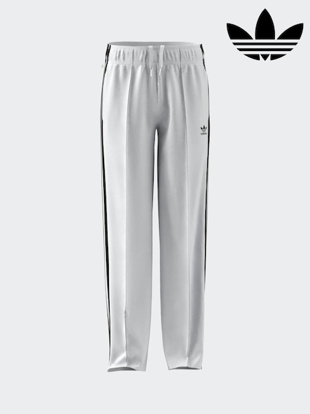 adidas Originals White/Black Adicolor Wide Tracksuit Bottoms (625209) | €17.50