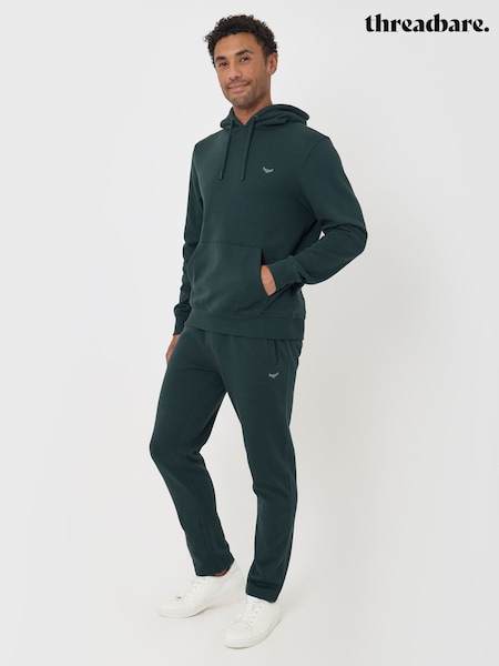 أخضر - Regular Threadbare Cotton Rich Hoodie And Joggers Set