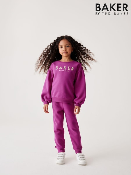Сливово-пурпурный - Baker by Ted Baker Bow Sweater and Joggers Set (625878) | €32 - €39