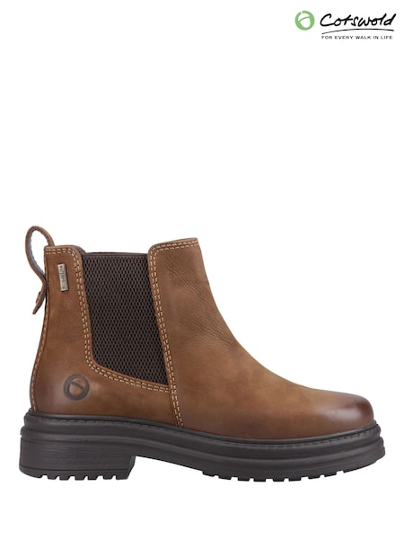 Brown - Cotswolds Aldworth Chelsea Boots
