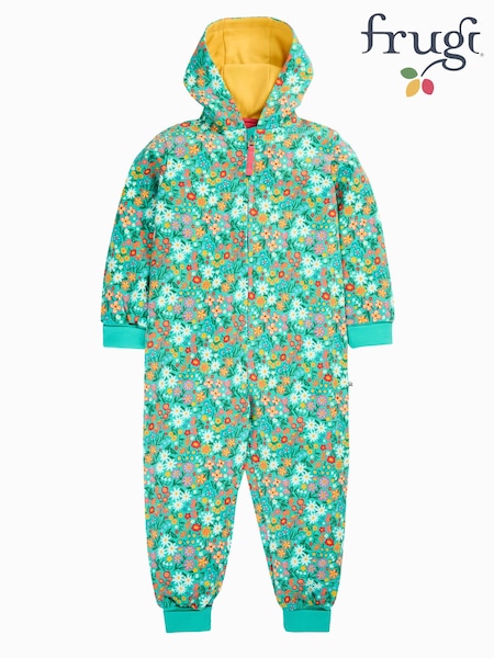 Blue - Frugi Big Snuggle Suit