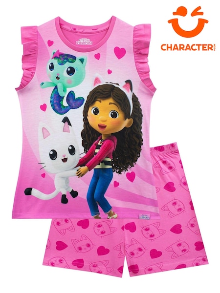 Character Pink Gabbys Dollhouse Short Pyjamas (626892) | AED107