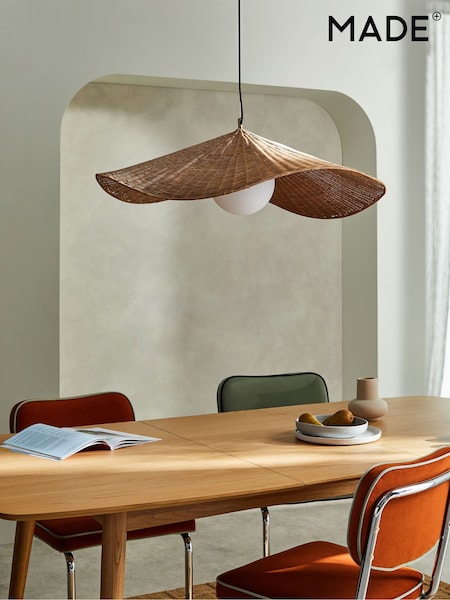 MADE.COM Natural Matara Ceiling Light (627061) | €435