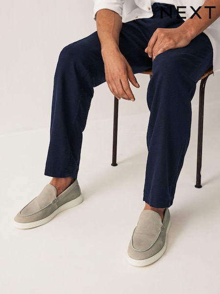 Темно-песочный - Suede Casual Loafers (627318) | €51