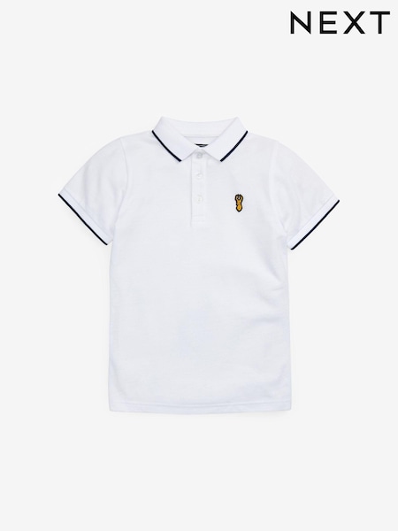 White Short Sleeve Polo Shirt (3-16yrs) (627385) | CA$20 - CA$33