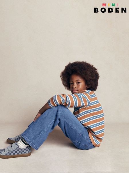 Blue - Boden Easy Straight Jeans