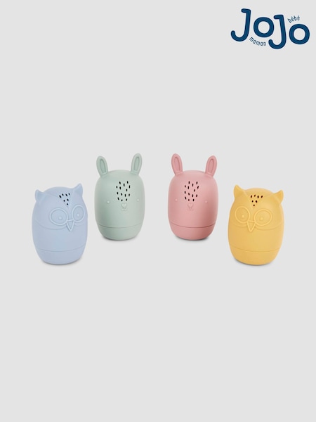 JoJo Maman Bébé Set of 4 Woodland Bath Squirters (628428) | €16