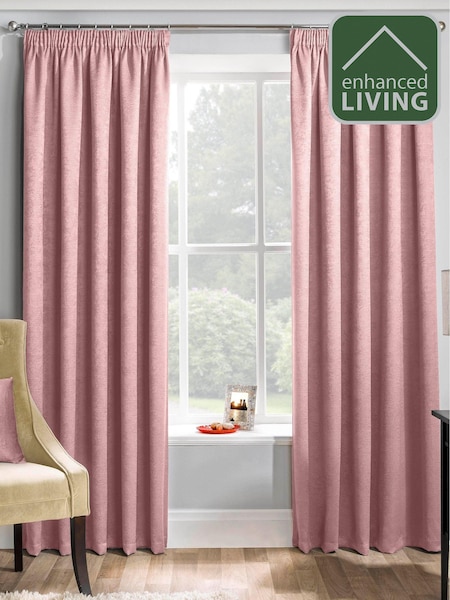 Enhanced Living Matrix Ready Made Blackout Pencil Pleat Curtains (628853) | R$ 345 - R$ 740