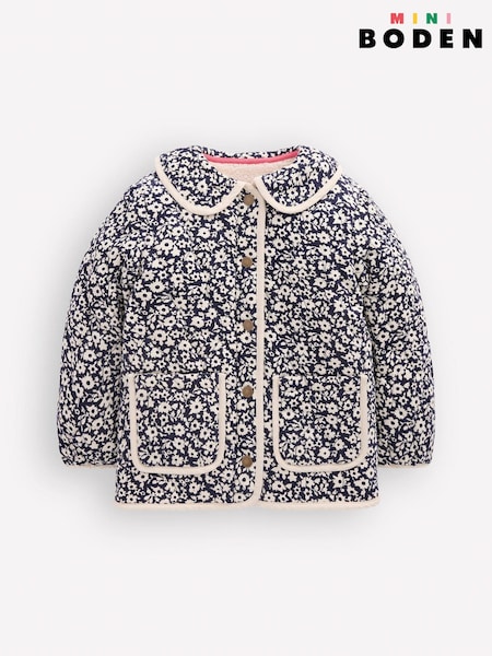 Blue - Boden Quilted Cord Jacket