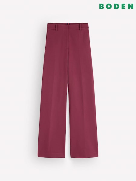Purple - Boden Belgravia Ponte Trousers