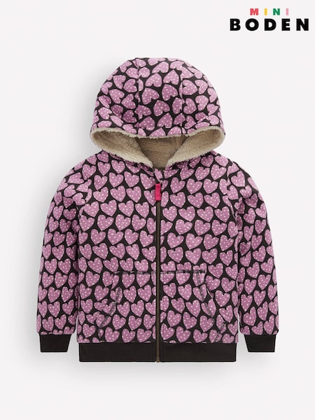 Purple Heart - Boden Reversible Borg Hoodie