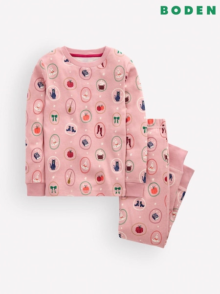 Pink - Boden Snug Glow-in-the-dark Pyjamas