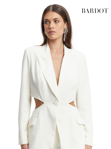 Bardot White Cassian Cut-Out Blazer (629871) | €106