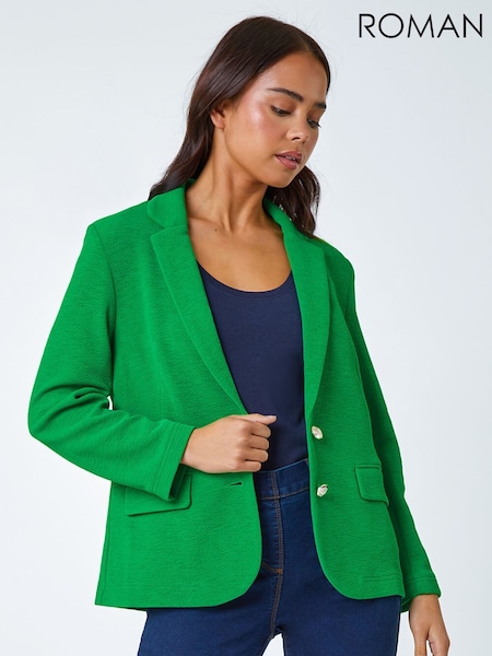 Roman Textured Blazer Jacket (629901) | kr950