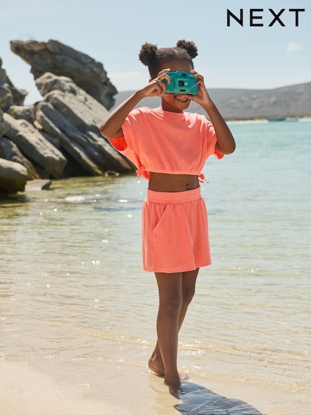 Orange Fluro T-Shirt and Shorts Set (3-16yrs) (630227) | €16 - €22