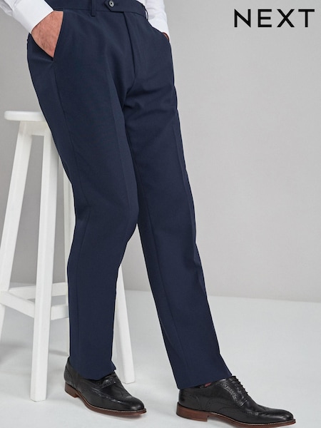 Marineblau/blau - Machine Washable Plain Front Formal Trousers (630628) | 12 €