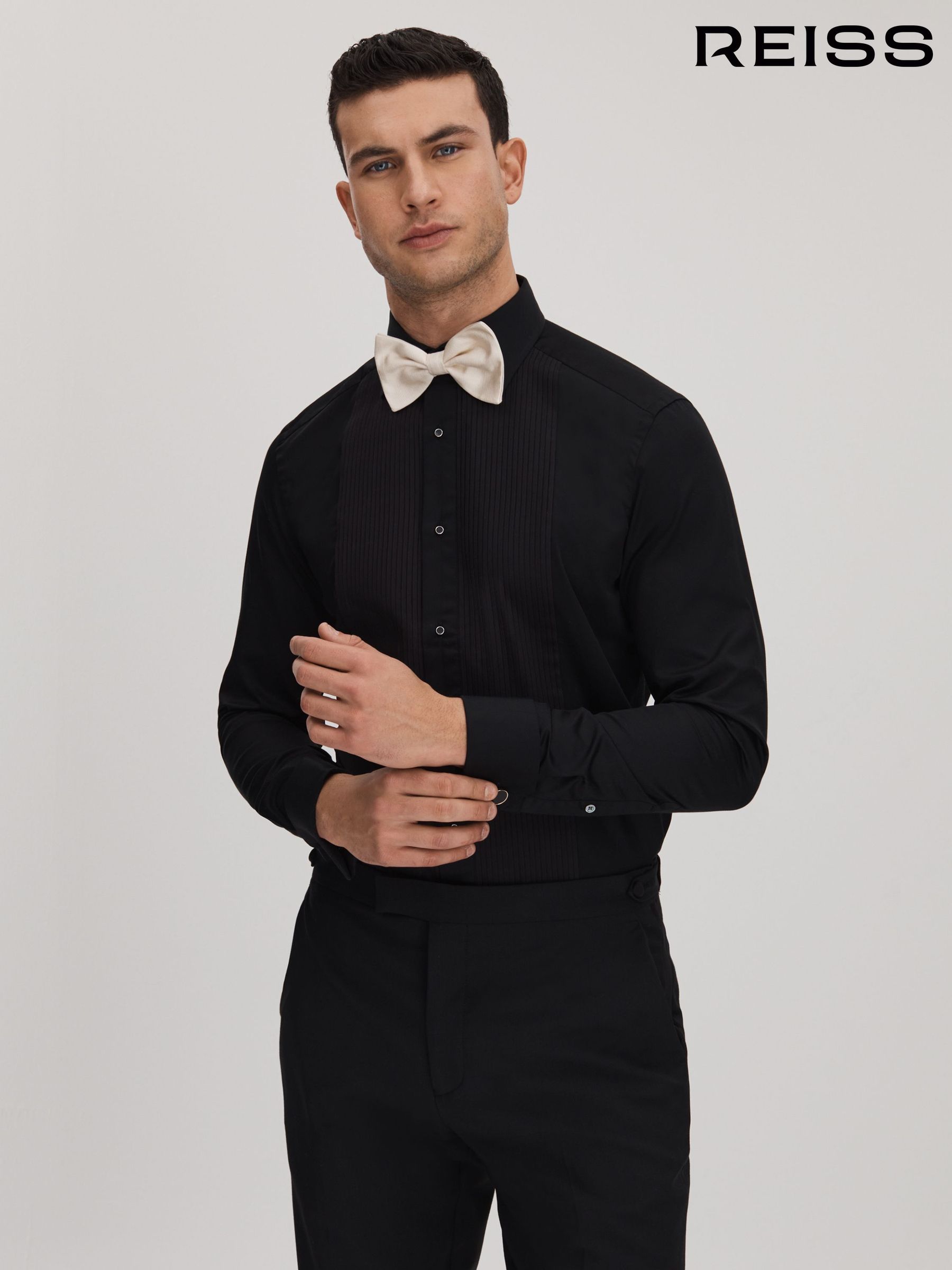 Reiss tuxedo shirt discount