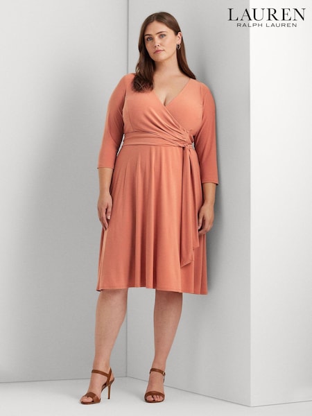 Lauren Ralph Lauren Curve Midi Surplice Dress (630721) | €145
