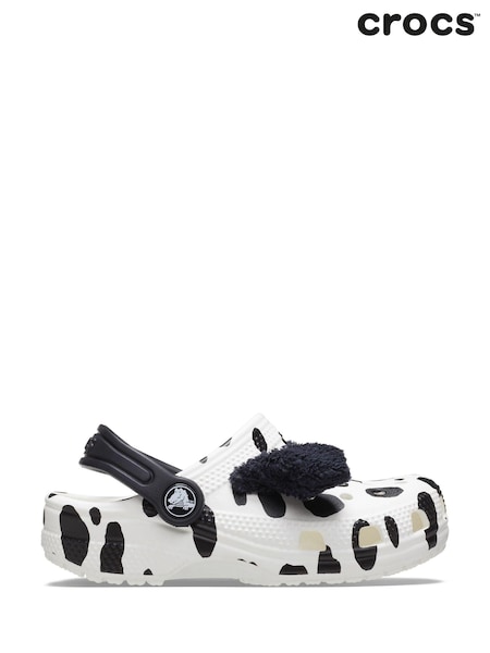Crocs Dalmation Kids Classic Clogs (630934) | AED102